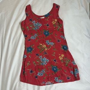 Red Floral Dress